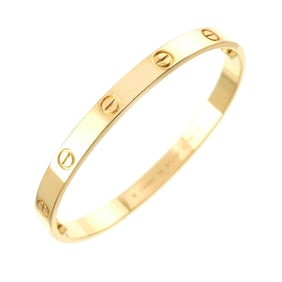 Cartier Love Bracelet #18 K18 YG Yellow Gold 750 Bangle