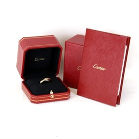 18k CARTIER 750 Trinity Ring #49 Triple 5.8g