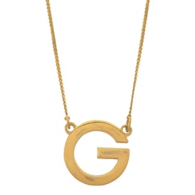 GIVENCHY Necklace G OLD LOGO Accessory Plated Gold Women's Mikunigaoka Store IT0QQYZ5JGVZ RM0196V