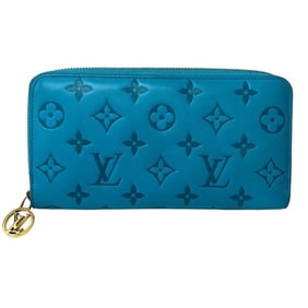 Louis Vuitton Monogram Embossed Zippy Wallet Round M81512 Long for Women