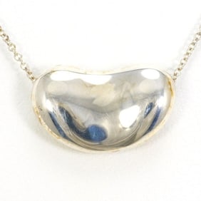 Tiffany Bean Silver Necklace Total weight approx. 7.9g 41cm