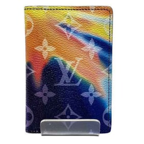 Louis Vuitton Monogram Sunset Organizer de Poche M80956 Business Card Holder with Initials Men's