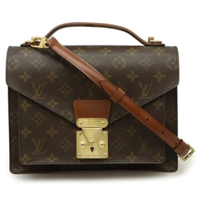 LOUIS VUITTON Louis Vuitton Monogram Montceau 26 Second Bag Clutch Handbag Shoulder M51187
