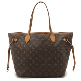 LOUIS VUITTON Louis Vuitton Monogram Neverfull MM Tote Bag Shoulder M40156