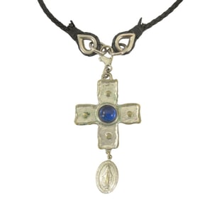 DOLCE&GABBANA Dolce & Gabbana Cross Necklace Pendant Crucifix 90's 00's Vintage Silver Men's Women's