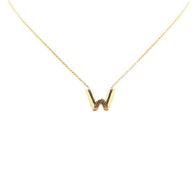 Louis Vuitton LV&ME Necklace M61078 Gold Plated Women's LOUIS VUITTON