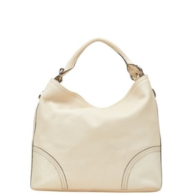 Gucci Guccissima Bag 181514 Ivory Leather Women's GUCCI
