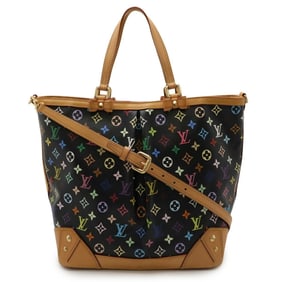 LOUIS VUITTON Louis Vuitton Monogram Multicolor Charlene GM Tote Bag Shoulder Noir Black M93215