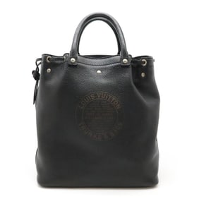 LOUIS VUITTON Louis Vuitton Tobago T&B Shoe Bag Tote Leather Noir Black 2006 Limited Collection