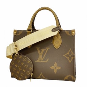 Louis Vuitton Handbag Monogram Giant On The Go PM M46373 Brown Women's