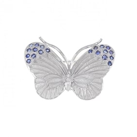 Mikimoto Sapphire Brooch