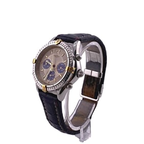 BREITLING B30011 Chrono Cockpit Watch Analog Digital Silver Men's