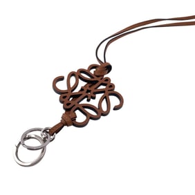 LOEWE Anagram Charm Bag Horse Rodeo Brown Women's