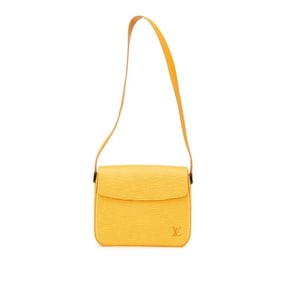 Louis Vuitton Epi Bussi Shoulder Bag M52209 Tassili Yellow Leather Women's LOUIS VUITTON