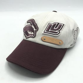 LOUIS VUITTON Cap League M7176L White Bordeaux Louis Vuitton