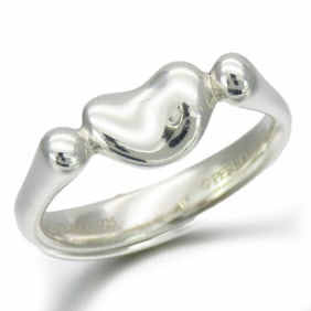 Tiffany & Co. Ring Bean Silver 925 Approx. 2.4g Elsa Peretti Women's TIFFANY