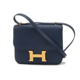 Hermes Constance Mini 18 Miroir Shoulder Bag Epson Blue Navy B Stamp