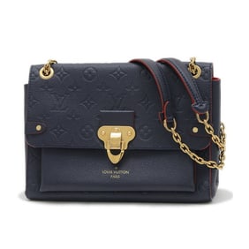 Louis Vuitton Monogram Empreinte Vavin PM Shoulder Bag Marine Rouge M52271