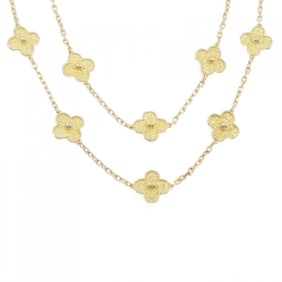 Van Cleef & Arpels Vintage Alhambra 20 motif necklace
