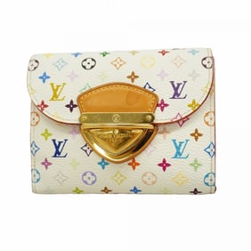 Louis Vuitton Tri-fold Wallet Monogram Multicolor Portefeuille Koala M58081 Bron Rich Ladies