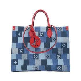 Louis Vuitton Denim Monogram On-the-Go GM M44992 Handbag