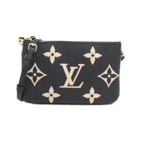 Louis Vuitton Bicolor Monogram Empreinte Pochette Double Zip M80787 Shoulder Bag