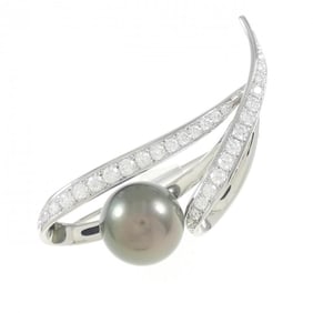 Mikimoto Black Pearl Brooch 12.1mm