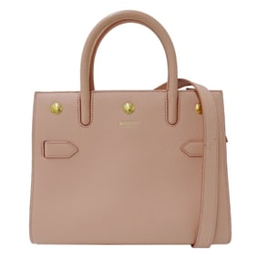 Burberry BURBERRY Bag Women's Handbag Shoulder 2way Leather Pink Crossbody