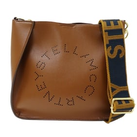 Stella McCartney Bags Women's Shoulder Bag Leather Square Crossbody Brown