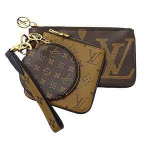Louis Vuitton LOUIS VUITTON Pouch Monogram Giant Reverse Ladies Pochette Trio M68756 Brown