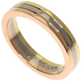 Cartier Three Color #47 Ring 18K Yellow Gold 18KWG 18KPG Women's CARTIER