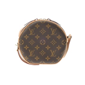 LOUIS VUITTON Louis Vuitton Monogram Boite Chapeau Souple PM Brown M45578 Women's Canvas Shoulder