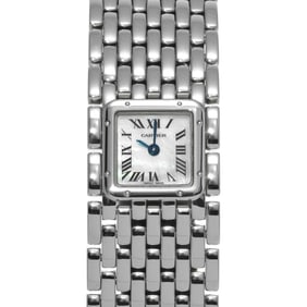 Cartier Panthere Ruban LM W61001T9 White Shell Women's Watch Quartz