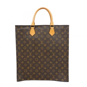 Louis Vuitton Tote Bag Monogram Sac Plat M51140 Brown Women's