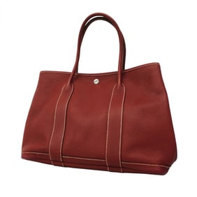 Hermes Tote Bag Garden PM Negonda Rouge H O Stamp Ladies
