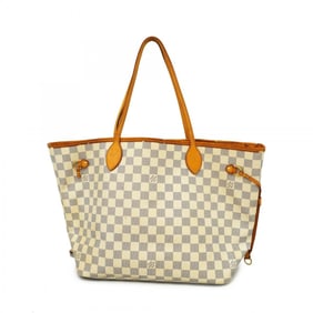 Louis Vuitton Tote Bag Damier Azur Neverfull MM N51107 White Women's