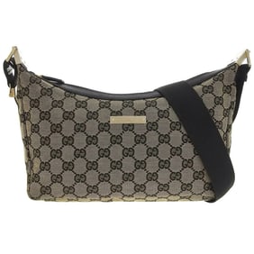 GUCCI GG Canvas Pattern Shoulder Bag 019 0433 002122 Gray