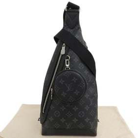 Louis Vuitton LOUIS VUITTON Monogram Eclipse Taiga Rama Duo Sling Bag M30936 Body