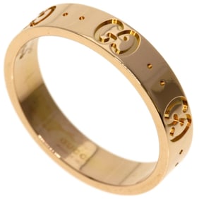 Gucci Icon Ring #12 Ring, 18K Pink Gold, Women's, GUCCI