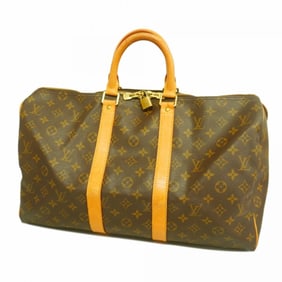 Louis Vuitton Boston Bag Monogram Keepall 45 M41428 Brown Men's Women's