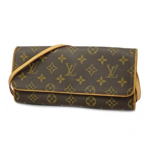 Louis Vuitton Shoulder Bag Monogram Pochette Twin GM M51852 Brown Women's