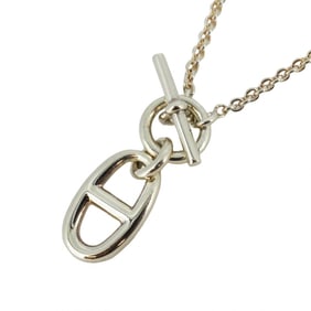 Hermes Necklace Chaine d'Ancre Amulet Silver 925 Women's
