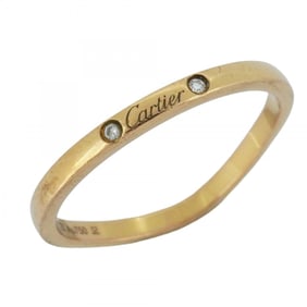 Cartier Ring Ballerina 3PD K18PG Pink Gold Diamond #60 Men's