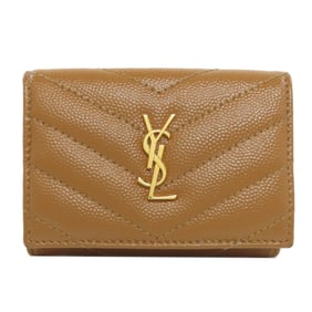 Saint Laurent Tri-fold Wallet Bi-fold Leather Women's SAINT LAURENT
