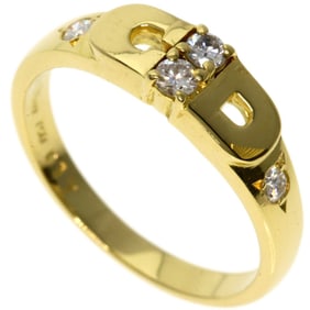 Christian Dior Diamond Ring, 18K Yellow Gold, Women's CHRISTIAN DIOR
