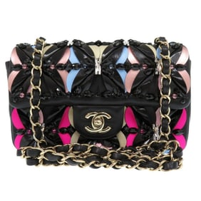 Chanel Single Flap Matelasse 20 Lambskin Black Shoulder Bag 1083CHANEL