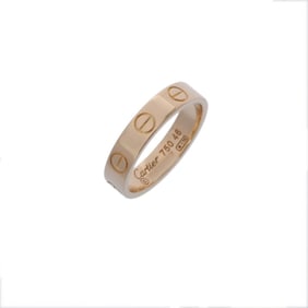 CARTIER Cartier Love Ring #46 Size 6 Women's K18 Yellow Gold