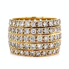 18K Yellow Gold 3.75 Ct. Diamond Ring