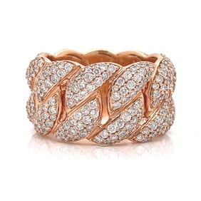 14K Rose Gold Diamond Ring