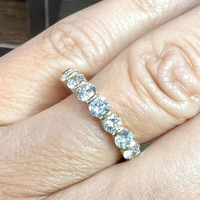 18K Yellow Gold Eternity Band